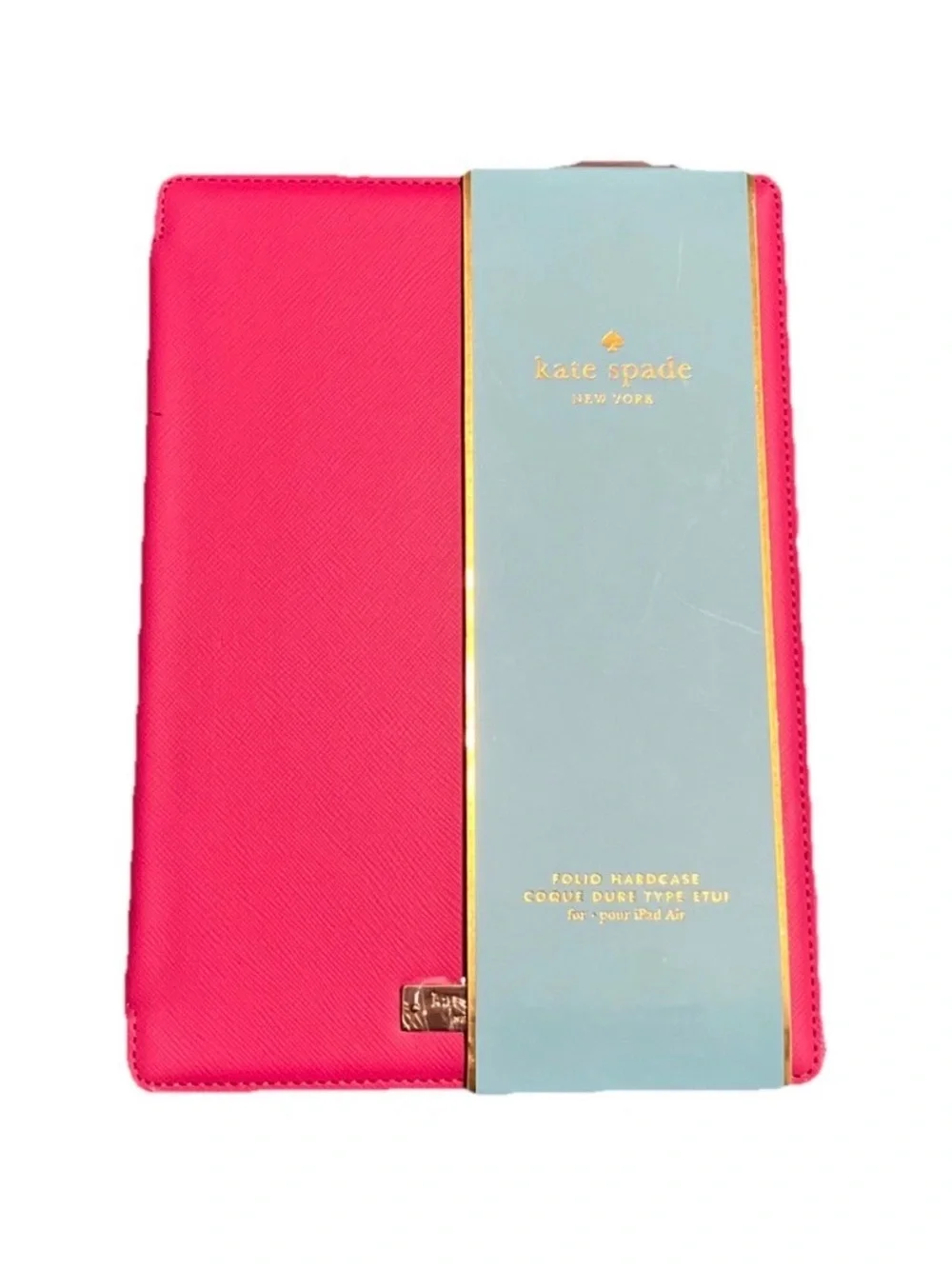 NWT Kate Spade Folio Hardcase For IPad Air Pink (E49)